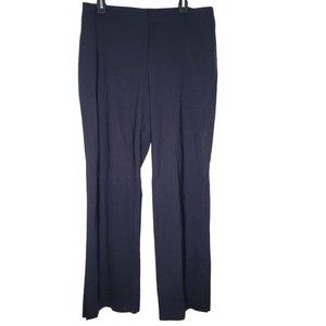 MM. LAFLEUR Size 14 Navy Blue Wide Leg Women's Pants FLAW‎